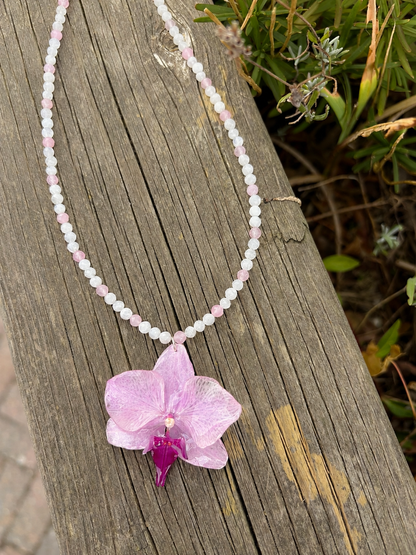 Blush Orchid Necklace