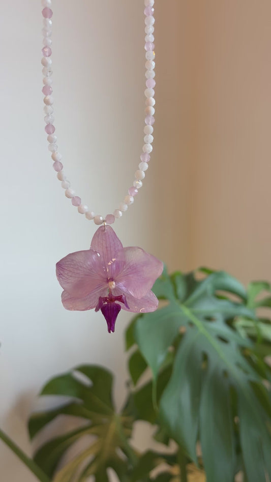 Blush Orchid Necklace